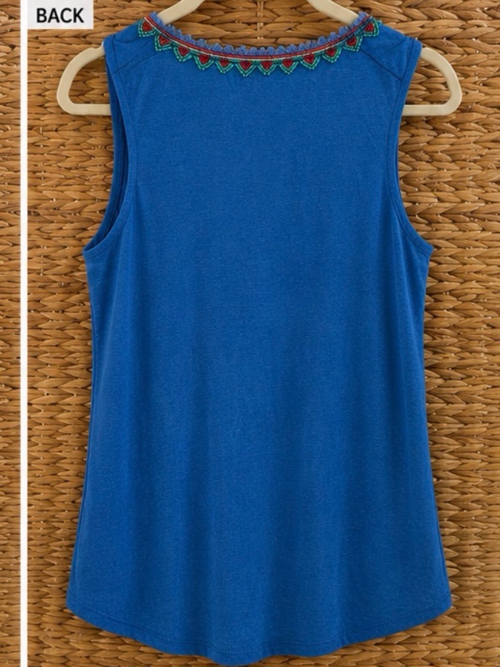 Double D Ranch Beaded Tepee Curios Tank Top RARE - Picture 3 of 5